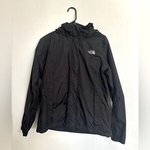 The North Face Classic Black Hooded Jacket (Water resistant)